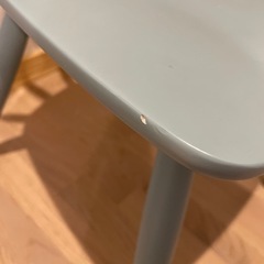 ダイニングチェア　パステルカラー　水色の画像