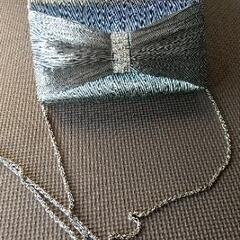 ショルダーバックミニ(シルバー)の画像