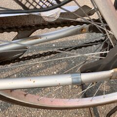 26インチ 自転車 シティサイクル ママチャリ シルバー No.359 ※現金、クレジット、スマホ決済対応※の画像