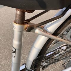 26インチ 自転車 シティサイクル ママチャリ シルバー No.359 ※現金、クレジット、スマホ決済対応※の画像