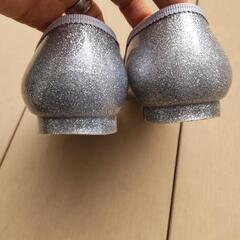 ☆美品　ＳＨＩＰＳ レインシューズ  ２３cmシルバーラメの画像