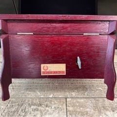 きまりました　中古　オルゴール付き　ジュエリーケースの画像