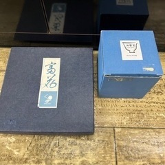 きまりました　中古　小皿4枚　湯呑み一個セット