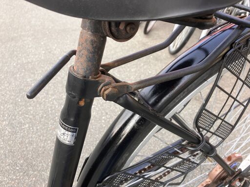 27インチ 自転車 シティサイクル ママチャリ ブラック 黒系 No.357 ※現金、クレジット、スマホ決済対応※