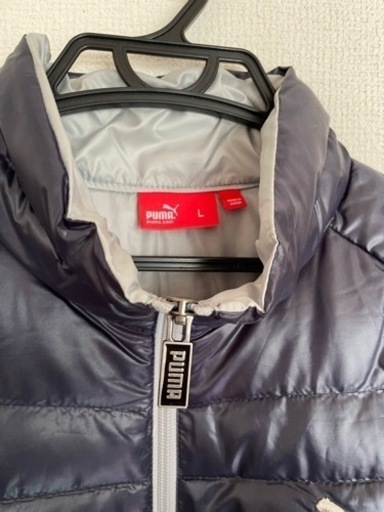 men'sダウン（PUMAプーマ） Lサイズ（紺色）【値下げ交渉可】