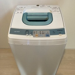 【引き取り手決まりました】HITACHI 洗濯機 5kg