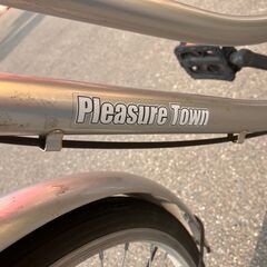 26インチ 自転車 シティサイクル ママチャリ シルバー No.351 ※現金、クレジット、スマホ決済対応※の画像