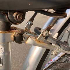 26インチ 自転車 シティサイクル ママチャリ シルバー No.351 ※現金、クレジット、スマホ決済対応※の画像