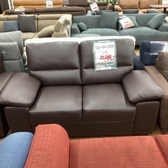 KA-8【新入荷 アウトレット】2シーターソファ ブラウン