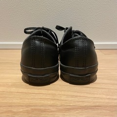 コンバース LEATHER ALL STAR US OX ブラックモノクロームの画像