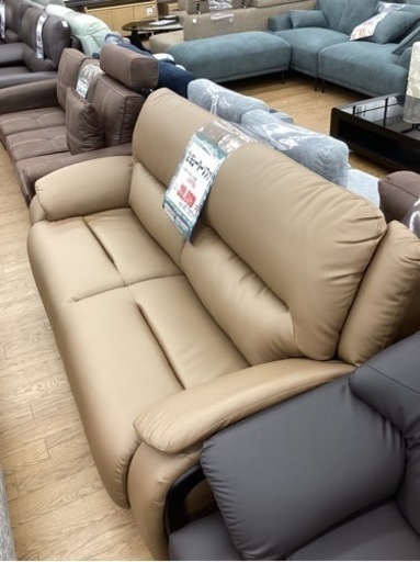 KA-11【新入荷 アウトレット】2.5シーターソファ ブラウン