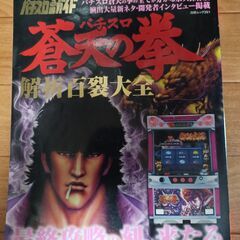 パチスロ実機　蒼天の拳　コイン不要　音量調整可　攻略本付きの画像