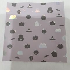 ハロウィン　ラッピング用紙の画像