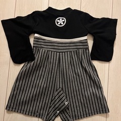 袴ロンパース　70センチの画像