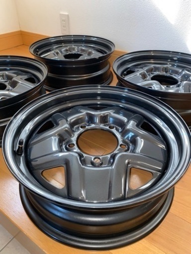 ジムニーJB64Wスチールホイール4本 新車外し(センターキャップなし)