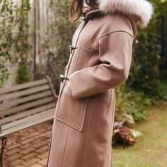 herlipto Faux Fur Hoodie Duffle Coatの画像