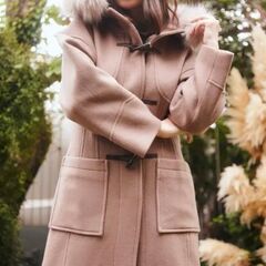 herlipto Faux Fur Hoodie Duffle Coatの画像