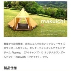 【値下げしました】ワンポールテント