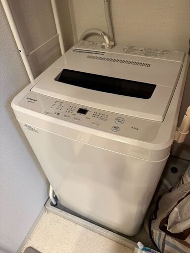 23日まで引渡可能【動作保証あり】2018年購入 maxzen JW60WP01 6.0kg 洗濯機