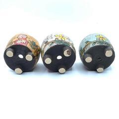 花瓶　3個セット　多肉ポット　底穴有　高さ7.5CM　口径7.5CMの画像