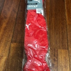 サッカー⚽️ソックス　PUMA 25-27cm 新品　赤