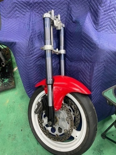 RZ250足回りセット　ガンマ足回り流用物