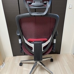 アイリスプラザ エクストラクール・ハイバックチェア HLC-0088-1K WR ワインレッドの画像