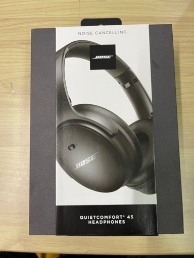 未使用 Bose QuietComfort 45 headphones ワイヤレスヘッドホン ノイズキャンセリング Bluetooth トリプルブラック 最大24時間