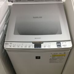 シャープ SHARP 洗濯機 ES-PX8D-S 2020年製 縦型洗濯乾燥機 洗濯8kg 乾燥4.5kg 穴なしサイクロン洗浄 パワフルシャワー ヒーター乾燥(排気タイプ)  乾燥機付き ホワイト ファミリータイプ 大容量 極上品 高年式 クリーニング済 堺市 石津【ジャングルジャングルサカイ石津店】