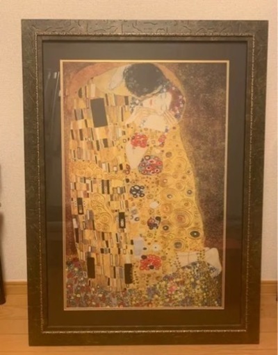 クリムト　ポスター　額縁付き