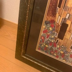 クリムト　ポスター　額縁付きの画像