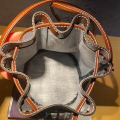 レイディス　ショルダーバッグ　ハンドバッグ　バッグ　巾着　グレー黒茶色の画像