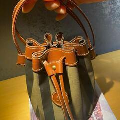 レイディス　ショルダーバッグ　ハンドバッグ　バッグ　巾着　グレー黒茶色の画像