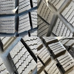 デリカd5 三菱純正ホイール　(おまけでスタッドレスタイヤ215/60R17ブリザック2013年製付き)の画像