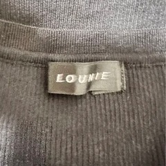LOUNIE ルーニィ　半袖ニットの画像