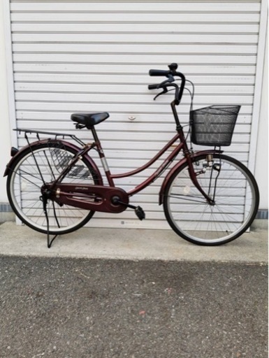 ☆前後タイヤ新古品☆ 24インチ LEDダイナモライト軽快車 防犯登録料込!! [No.225】