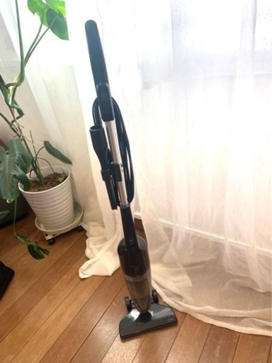 【お取引中】ツインバード 掃除機 サイクロン スティック型 クリーナー 軽量  自立式 ブラック