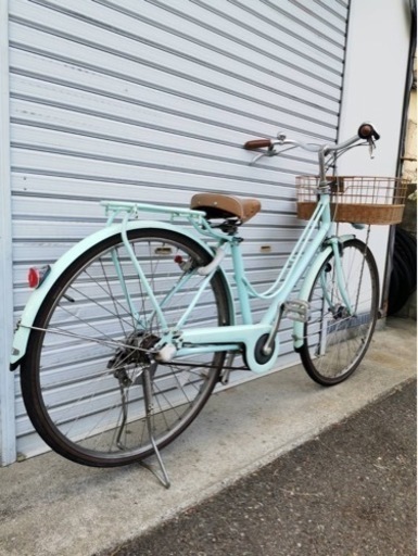 ☆前後タイヤ新古品☆ 27インチ LEDオートライト通学車 防犯登録料込!! [No.224]