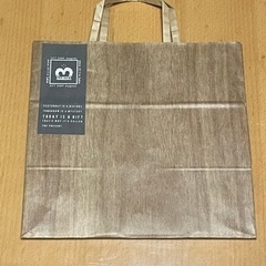 木目調ギフトバッグ ショップ紙袋 ショッパーの画像