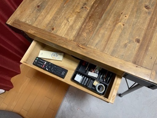 ソファ購入で無料！　無垢材　天板　テーブル　