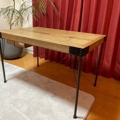 ソファ購入で無料！　無垢材　天板　テーブル　