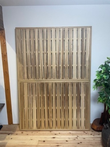 【国産】高級桐材使用、組み立て簡単　すのこベッド ダブルサイズ　フレームのみ