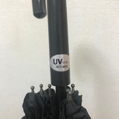 ★無料★日傘★雨晴れ兼用UVケアー★小さめ★黒★の画像