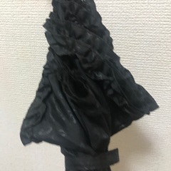★無料★日傘★雨晴れ兼用UVケアー★小さめ★黒★の画像