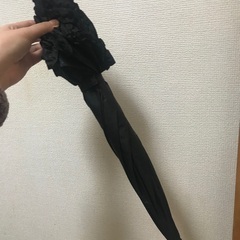 ★無料★日傘★雨晴れ兼用UVケアー★小さめ★黒★