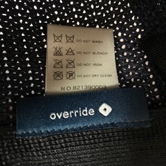 override レディースハット お譲りしますの画像