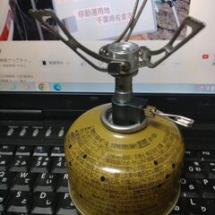 ⑤　ライターより小さい　シングルバーナー　ガスバーナーの画像