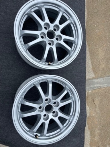 50 プリウス　ホイール　新車　取り外し　美品