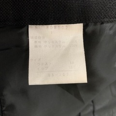 スカート　レディース　ウエスト88　ヒップ107　ブラックの画像