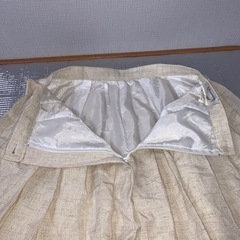 スカート　レディース　ウエスト63　丈58　ホワイトの画像